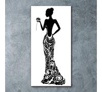 Tulup Pittura Su Vetro Tempereto Immagine 60x120cm - Illustrazione Di Moda
