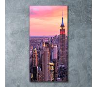 Tulup Pittura Su Vetro Tempereto Immagine 60x120cm - New York Ad Ovest