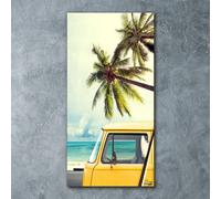 Tulup Pittura Su Vetro Tempereto Immagine 60x120cm - Tempo Per Il Surf