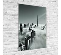 Tulup Pittura Su Vetro Tempereto Immagine 70x100cm - Grattacieli