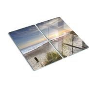 Tulup Tagliere Di Vetro Per La Cucina 2x30x52cm - Sun E Le Dune