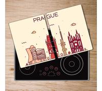 Tulup Tagliere Di Vetro Per La Cucina 2x40x52cm - Edificio Di Praga