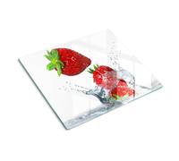 Tulup Tagliere Di Vetro Per La Cucina Copertina 60x52 - Fragole E Acqua
