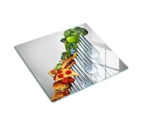 Tulup Tagliere Di Vetro Per La Cucina Copertina 60x52 - Mangiare Sano