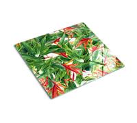 Tulup Tagliere Di Vetro Per La Cucina Copertina 60x52 - Modello Di Fiore