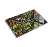 Tulup Tagliere Di Vetro Per La Cucina Copertina 80x52 - Cibo Thailandese