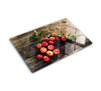 Tulup Tagliere Di Vetro Per La Cucina Copertina 80x52 - Le Mele Sul Tavolo