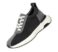 TUMAHE Scarpe per Aumentare L'altezza per Uomo E Donna, Aumento di 4 Cm, Scarpe da Ginnastica con Lacci, Antiscivolo E Ascensore Invisibile,Nero,37 EU