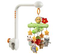 TUMAMA KIDS Giostrina Culla Neonato con Musica e Proiettore di luci, Carillon Culla per Neonati 0 3 6 9 Mesi, Sonaglio Giochi Neonato Telecomandato Giocattolo Sensoriale per Neonati Regalo