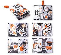 TUMAMA KIDS- Libro di Stoffa a Forma di Bambino in Bianco e Nero, Colore Black And White, 1