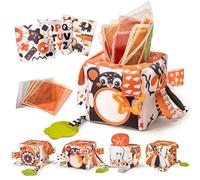 TUMAMA Kids Scatola di Fazzoletti Montessori 0 3 6 Mesi, Giocattoli Sensoriali per Bambini, Giochi Neonato, Specchio, Teether, Giochi Tummy Time Neonato, Regalo per Bambini e Bambine
