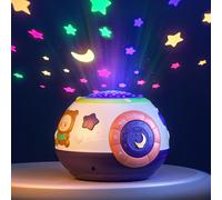 TUMAMA Proiettore di Sonno per Bambini, Proiettore di Luce Notturna con Luci Sensoriali e Musica, Succhietto per Bambini e Macchina del Rumore Bianco per Neonati, Bambini Ragazzi e Ragazze