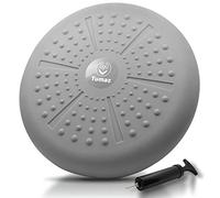 Tumaz Cuscino Gonfiabile per Equilibrio- Migliora la Postura, Stabilità, Resistenza e Bilanciamento della Colonna Vertebrale, Ridona Sollievo dal Mal di Schiena [Extra Spesso, Pompa Inclusa]