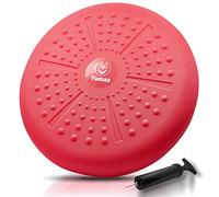 Tumaz Cuscino Gonfiabile per Equilibrio- Migliora la Postura, Stabilità, Resistenza e Bilanciamento della Colonna Vertebrale, Ridona Sollievo dal Mal di Schiena [Extra Spesso, Pompa Inclusa]