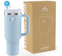 Tumbler 40oz, Tazza Termica con Cannuccia, Bicchiere Termico, 1200ml
