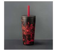 Bialetti Tumbler termico Stranger Things, tappo-cannuccia, luminoso al buio, no lavastoviglie, 900ml
