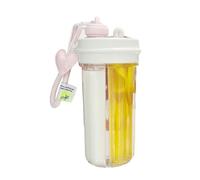 Tumbler con coperchio e paglia da 28oz 2 in 1 tazza di bicchiere con doppio vagone di plastica elegante con cinturino a sospensione per fitness, viaggio e snackstumbler con coperchio paglia