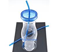 Tumbler Frutta Caraffa Acqua Bottiglia SH&H 100% Bpa Gratuito Tritan Porta 970ml
