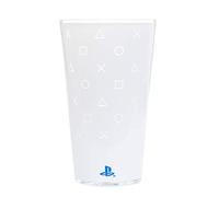 Tumbler PlayStation Borraccia per Bevande Fredde, Bianco Avvolto, 400ml