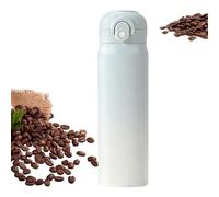 Tumbler - Thermmos Coffee Takeaway Tumbler 17OZ Modern Spill-Resistant Thermal Vacuum Water Bottle for Hot And Beverage Gradient Color Reusable Stainless Steel