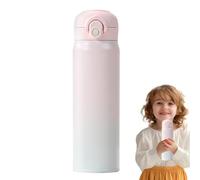Tumbler - Thermmos Coffee Takeaway Tumbler 17OZ Modern Spill-Resistant Thermal Vacuum Water Bottle for Hot And Beverage Gradient Color Reusable Stainless Steel