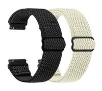 TumCez Regolabile Elastico Sgancio Rapido Cinturino Orologio in Nylon,18mm 19mm 20mm 22mm 24mm Cinturino per Samsung/Garmin/Fossil/Amazfit/Huawei/Xiaomi/Suunto Orologio per Uomo Donna