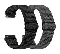 TumCez Regolabile Elastico Sgancio Rapido Cinturino Orologio in Nylon,18mm 19mm 20mm 22mm 24mm Cinturino per Samsung/Garmin/Fossil/Amazfit/Huawei/Xiaomi/Suunto Orologio per Uomo Donna