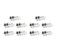 Tuminfar 10X e-Bike Bicicletta Elettrica Motore ASSE Dado di Bloccaggio Anteriore/Rondella di Bloccaggio/Distanziale/Copridado con Albero da 12Mm