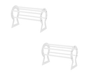 Tuminfar 2X Supporto per Fascia, Organizer Trasparente per Fascia, Espositore per Cerchietti per Capelli nel Acrilico, Supporto per Fascia per Capelli per Donne E Ragazze