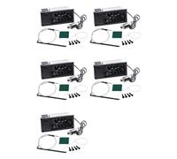 Tuminfar 5X Pickup Piezo per Equalizzatore Equalizzatore un 4 Bande per EQ-7545R Preamplificatore Preamplificatore per Chitarra Acustica Preamplificatore Sintonizzatore