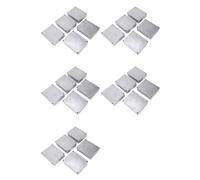 Tuminfar per Pedaliera nel Alluminio con Pedale per Effetti Chitarra 25 Pezzi per Kit Pedale Chitarra DIY 1590BB