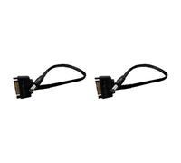 Tuminita 2X Adattatore da A DC5521 A DC 5,5 mm X 2,1 mm Adattatore Convertitore di Alimentazione Uscita 12 V