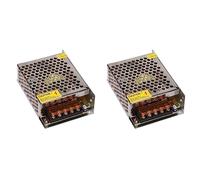 Tuminita 2X Alimentatore Interruttore Trasformatore 24V 3A Driver Interruttore Striscia 60W LED per Adattatore di Alimentazione di Controllo Industriale CCTV