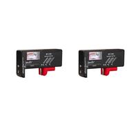 Tuminita 2X BT-168 AA/AAA/C/D/9V/1.5V Batterie Batteria Un Universale Il Misuratore con Codice Colore Indica Volt Tester Checker BT168
