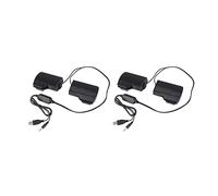 Tuminita 2X Clip Mini Portable USB Stereo Speaker Soundbar per Notebook Laptop Pc Pc Mp3 Music Player