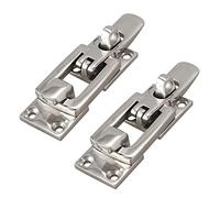 Tuminita 2X da 70 mm con Morsetto di Fissaggio Anti-Rumore del Fermo della Serratura della Porta della Barca nel Acciaio Inossidabile 316