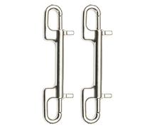 Tuminita 2X Gancio per Immersione Gancio Un Scatto Doppia estremità nel Acciaio Inossidabile