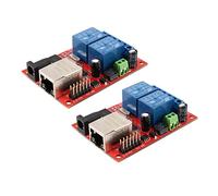 Tuminita 2X LAN Interruttore di Ritardo Scheda Relè Ethernet 2 Vie Modulo Server Modulo Controller/Udp