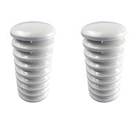 Tuminita 2X Schermo Esterno Nel Plastica Bianca per Sensore Termoigrometrico, Pezzo di Ricambio per Stazione Meteorologica (Trasmettitore/Sensore Termoigrometrico)