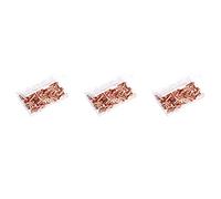 Tuminita 300 Set Rivetti in Rame E Rondelle per Sbavature Rivetto in Pelle per Rivetti in Rame per Collari Forniture Artigianali in Pelle DIY