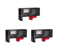 Tuminita 3X BT-168 AA/AAA/C/D/9V/1.5V Batterie Batteria un Universale il Misuratore con Codice Colore Indica Volt Tester Checker BT168