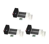 Tuminita 3X Supporto per Batteria 12V 7Ah per Batteria 18650 3x7 Nichel con Scatola di Immagazzinaggio con Scheda PCB DIY Organizzatore per Pacchi Batteria