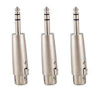 Tuminita 3X XLR A Femmina 6.3mm JACK SPINA Minifono Adattatore