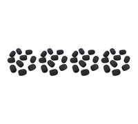 Tuminita 400PZ Microfono Cuffia Griglia Parabrezza Schiuma di Spugna Copertura Microfono Nera 30mmx8mm