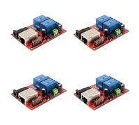 Tuminita 4X LAN Interruttore di Ritardo Scheda Relè Ethernet 2 Vie Modulo Server Modulo Controller/Udp