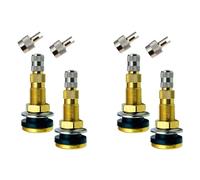 Tuminita 4X Stecchi Valvola Pneumatici TR618A, Steli Valvola Trattore Aria/Liquido Camera d'Aria per Pneumatici Camera d'Aria, Ruote Agricole Industriali