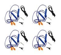 Tuminita 4X Tappi per Le Orecchie Auricolari Bluetooth per, Soppressione del Rumore, Protezione 'Udito, Cantieri Edili, Luoghi Rumorosi Blu