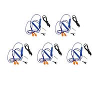 Tuminita 5X Tappi per Le Orecchie Auricolari Bluetooth per, Soppressione del Rumore, Protezione 'Udito, Cantieri Edili, Luoghi Rumorosi Blu