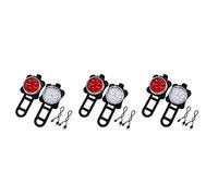 Tuminita 6X All'Aperto Biciclette COB Impermeabile 3 USB LED Ricaricabile 4 Modalita' Notte della Bici RideFront Lampada Frontale E Posteriore