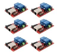 Tuminita 6X LAN Interruttore di Ritardo Scheda Relè Ethernet 2 Vie Modulo Server Modulo Controller/Udp